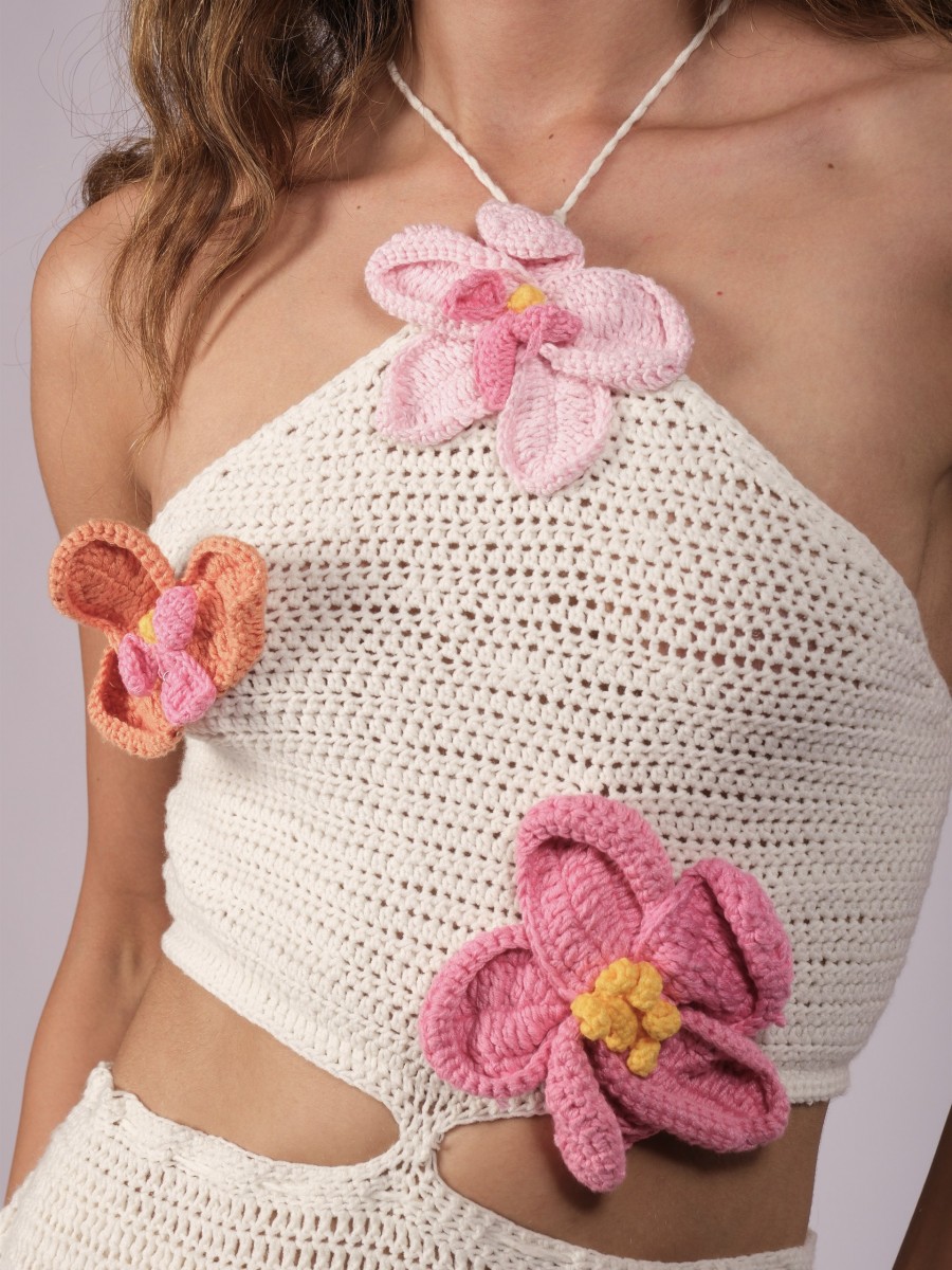 Orchid Crochet Dress